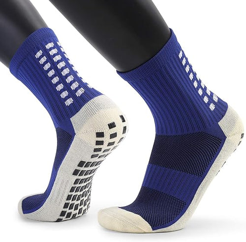 CHAUSSETTES ANTIDÉRAPANTES BLEUES
