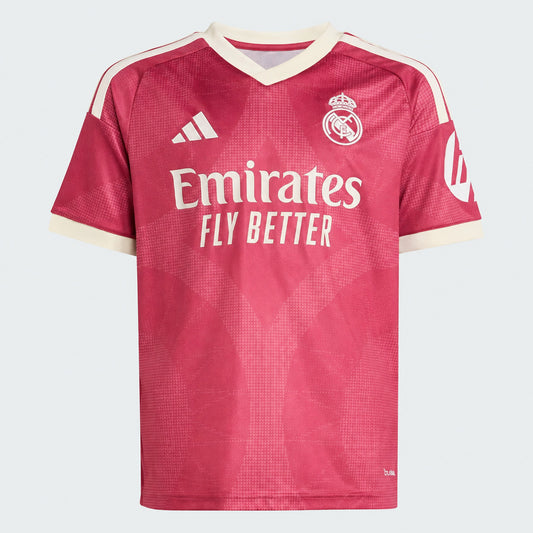 KITS ENFANT/JUNIOR THIRD DU REAL MADRID 2026/27 – ROSE