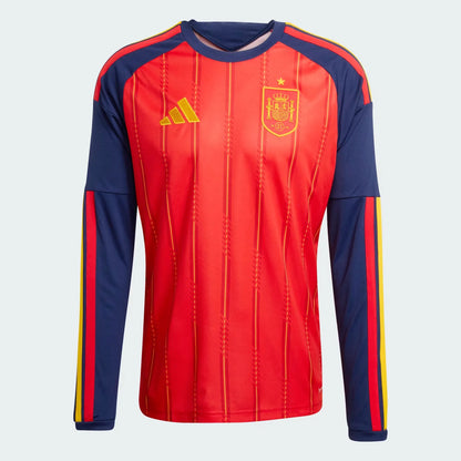 MAILLOT ESPAGNE DOMICILE COUPE DU MONDE 2026 MANCHES LONGUES